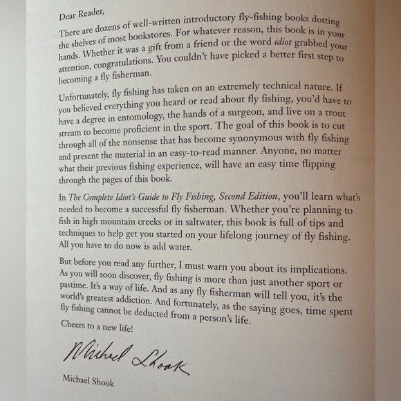 The Complete Idiot's Guide to Fly Fishing by Shook, Michael D. - Picture 2 of 6